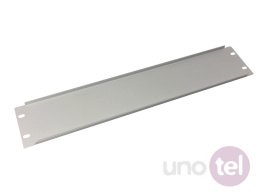 Zaślepka 19'' 2U metalowa, szara SA-Z-19-2U-S