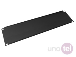 Zaślepka 19'' 3U metalowa, kolor czarny SA-Z-19-3U-C