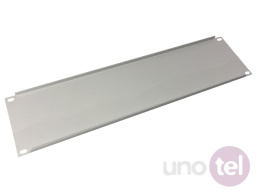 Zaślepka 19'' 3U metalowa, szara SA-Z-19-3U-S