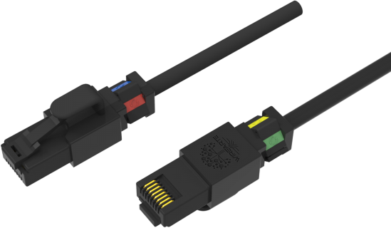 Patchcord U/UTP kat.6A SLIM ∅3,7mm